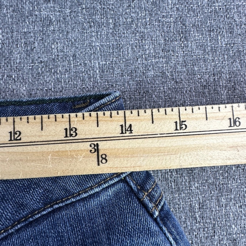 L.L.Bean Jeans Womens 10 Pet 1912 Skinny Blue Coolmax Tencel Stretch Excellent - Picture 7 of 12